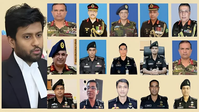 অভিযুক্ত সেনা কর্মকর্তাদের ট্রাইব্যুনালের আইনেই বিচার হবে