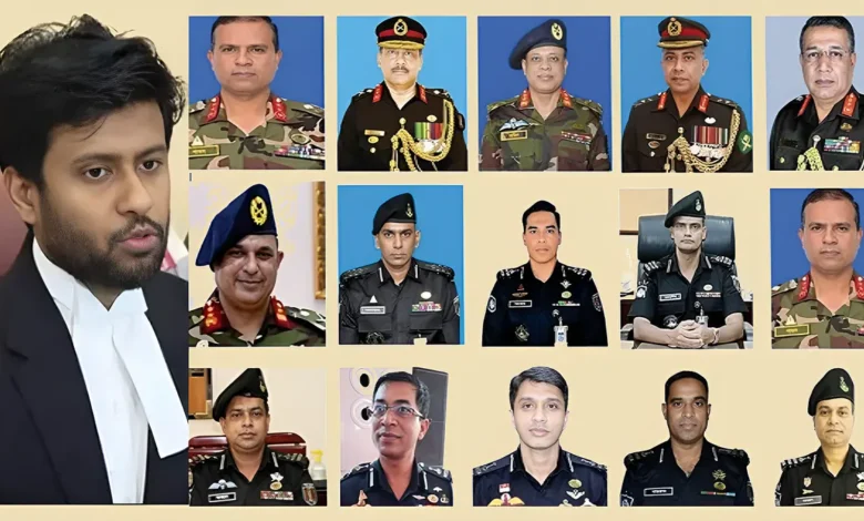 অভিযুক্ত সেনা কর্মকর্তাদের ট্রাইব্যুনালের আইনেই বিচার হবে