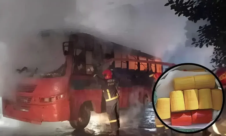 দেশজুড়ে পরিকল্পিত নাশকতা,পুড়ল ১৪ বাস, ফুটল ১৭ ককটেল