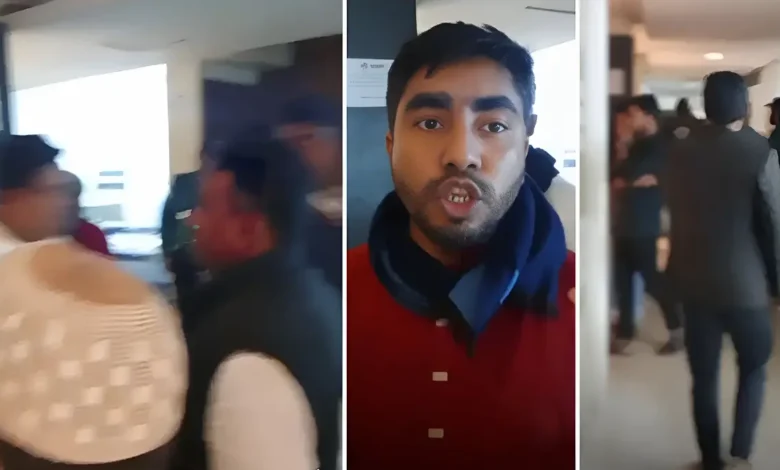 পারিবারিক বিরোধ মেটাতে থানায় দুই ঘণ্টা হট্টগোল ছাত্রদল নেতার