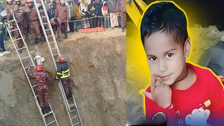 গর্তটির গভীরতা ১৫০ থেকে ২০০ ফুট, ৪২ ফুটেও সন্ধান মেলেনি সাজিদের