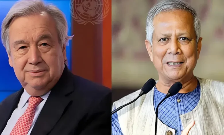 প্রধান উপদেষ্টাকে ফোন করে যা বললেন জাতিসংঘ মহাসচিব