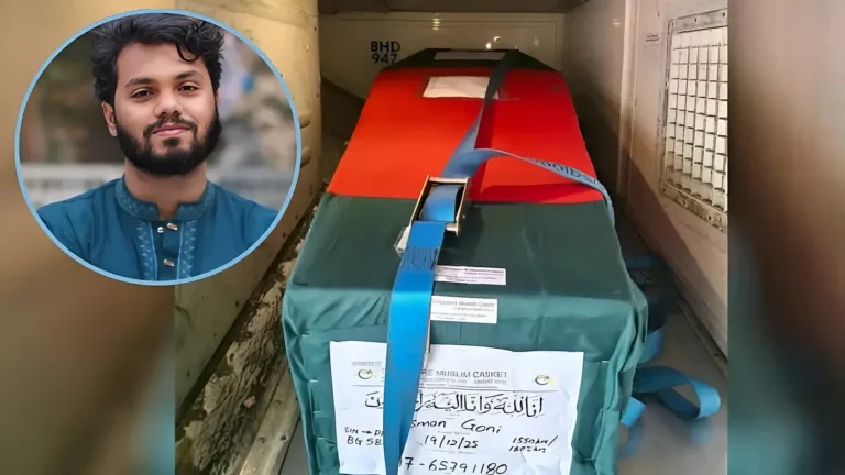 ঢাকায় পৌঁছেছে শরিফ ওসমান হাদির মরদেহ