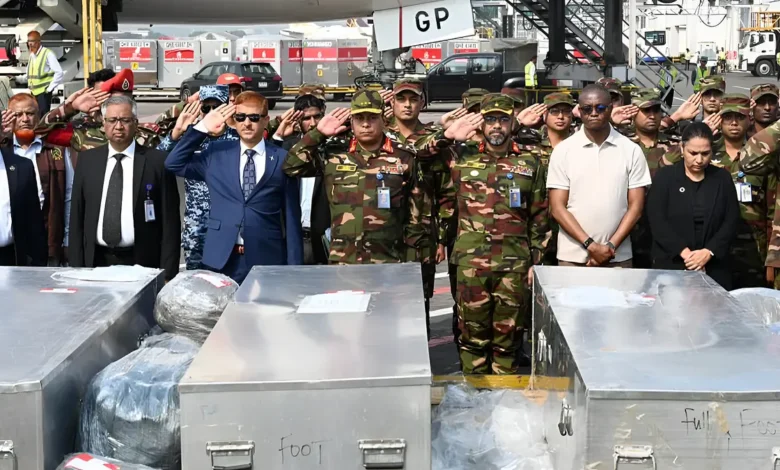 ৬ বাংলাদেশি শান্তিরক্ষীর জানাজা কাল, সামরিক মর্যাদায় দাফন