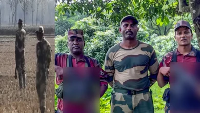 বাংলাদেশ সীমান্তে বিজিবির হাতে বিএসএফ সদস্য আটক