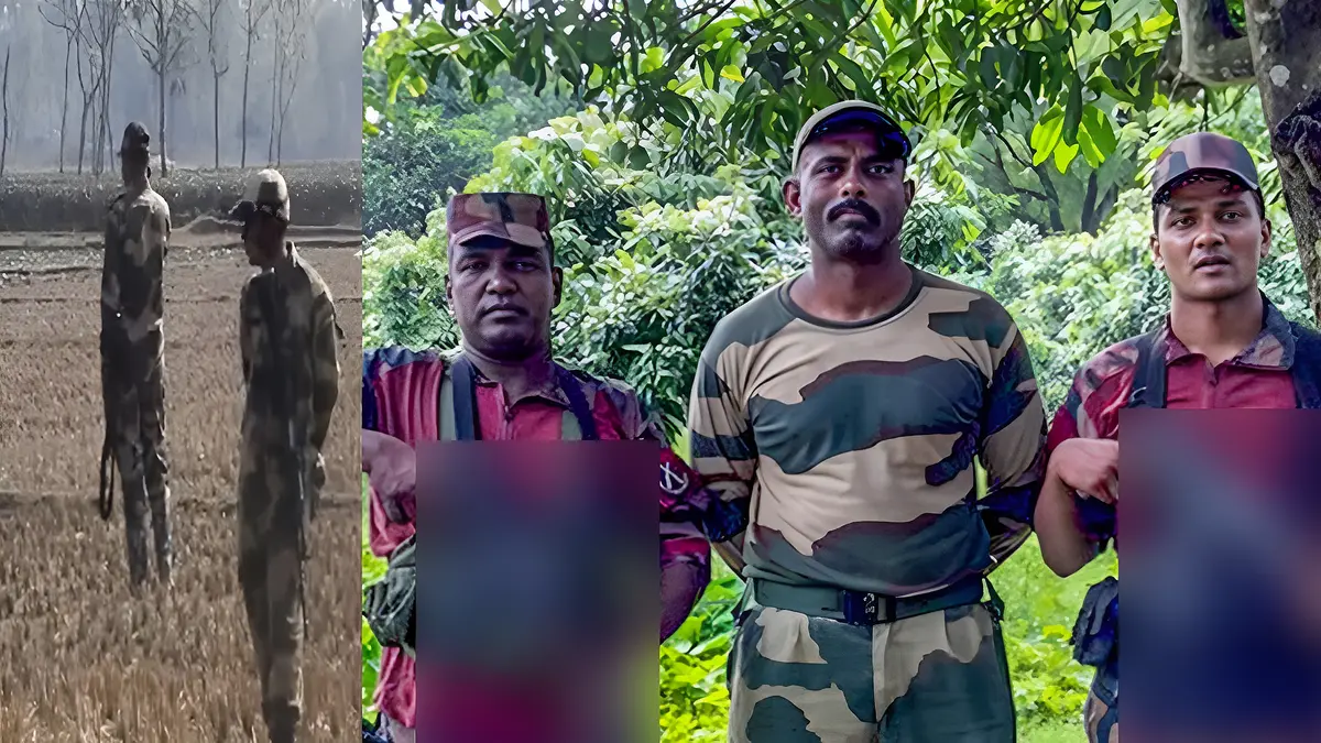 বাংলাদেশ সীমান্তে বিজিবির হাতে বিএসএফ সদস্য আটক