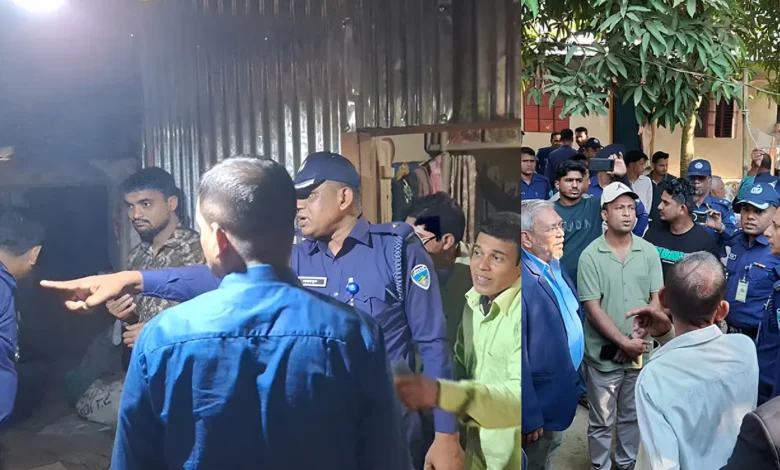 হিন্দু সম্প্রদায়ের দুই পরিবারের ঘরে দরজায় তালা লাগিয়ে আগুন