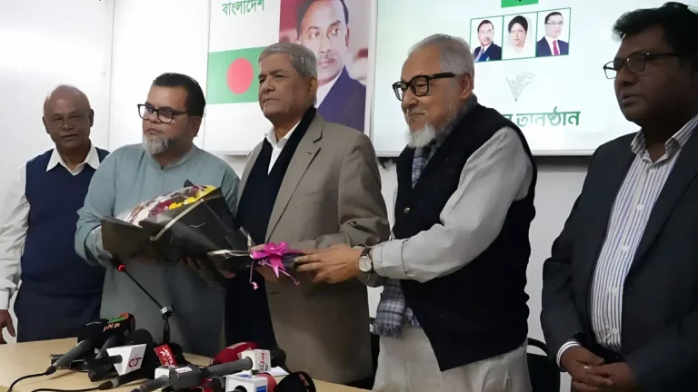 নিজের দল বিলুপ্ত করে বিএনপিতে যোগ দিলেন সৈয়দ এহসানুল হুদা