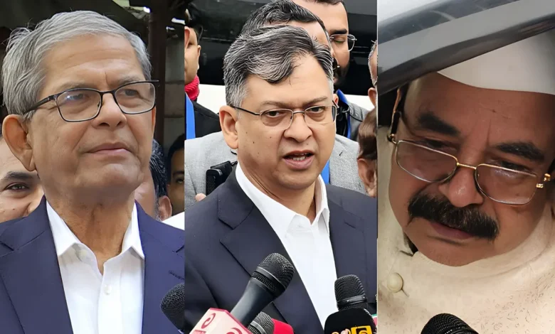 বিমানবন্দরে মির্জা ফখরুলসহ স্থায়ী কমিটির সদস্যারা
