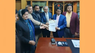 ব্রাহ্মণবাড়িয়া-৪ আসনে বিএনপির কবির আহাম্মেদ ভূঁইয়ার মনোনয়ন দাখিল