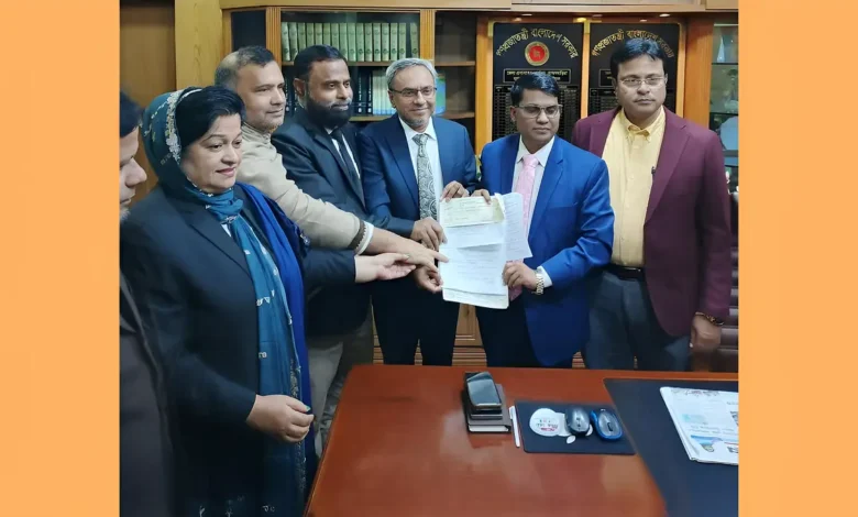 ব্রাহ্মণবাড়িয়া-৪ আসনে বিএনপির কবির আহাম্মেদ ভূঁইয়ার মনোনয়ন দাখিল