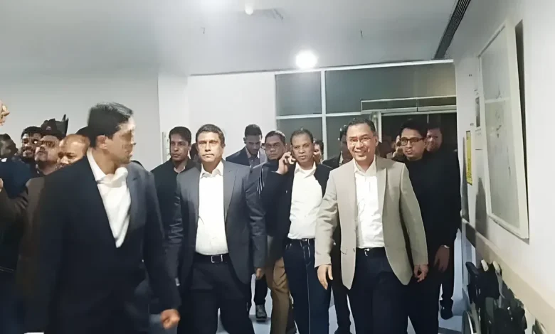 খালেদা জিয়াকে দেখতে হাসপাতালে তারেক রহমান