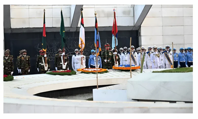 খালেদা জিয়াকে তিন বাহিনীর গার্ড অব অনার