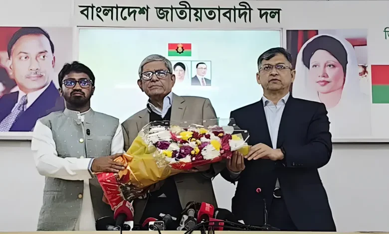 বিএনপিতে যোগ দিলেন গণঅধিকারের রাশেদ খাঁন