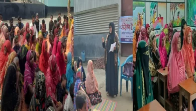 সলঙ্গায় গণভোট প্রচারণায় উঠান বৈঠক অনুষ্ঠিত