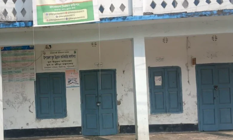 সরকারী কর্ম দিবসে যুব উন্নয়ন অধিদপ্তরের কার্যালয়ে ঝুলছে তালা