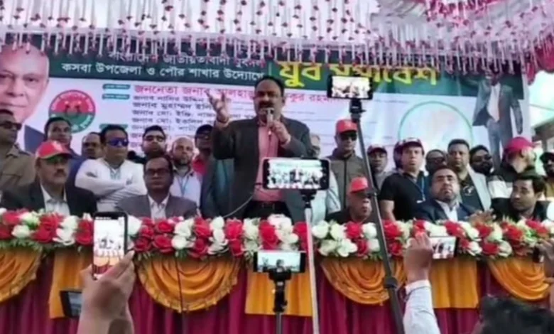 কসবায় উপজেলা ও পৌর যুবদলের উদ্যোগে যুব সমাবেশ অনুষ্ঠিত