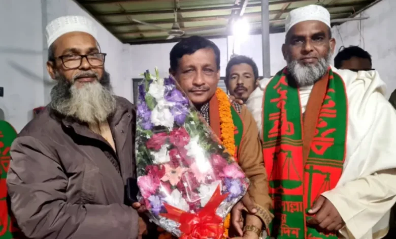 জামায়াতে যোগ দিলেন হিন্দু বৌদ্ধ খ্রিষ্টান কল্যাণ ফ্রন্টের নেতা
