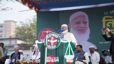 নির্বাচনী জনসভা নোয়াখালীবাসীর ৬টি দাবী পুরন হবে দাঁড়িপাল্লা খমতায় আসলে