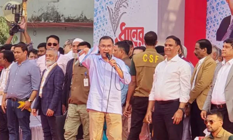 ফরিদপুরে তারেক রহমানের বিশাল জনসভা