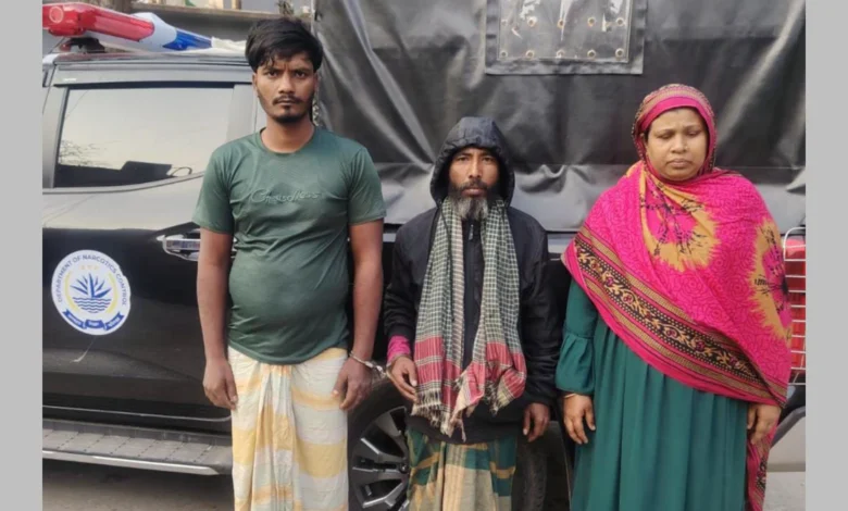 ডিএনসির মাদকবিরোধী অভিযানে ৩ জন আটক কারাদণ্ড ও অর্থদণ্ড