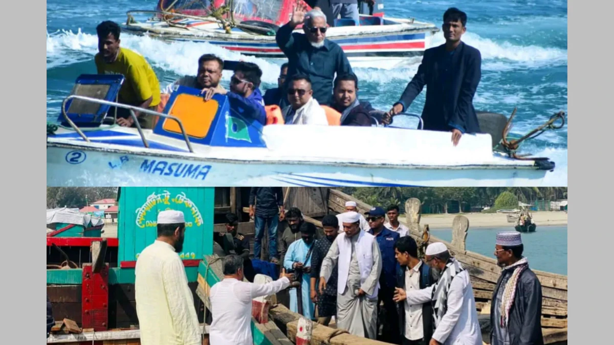 উখিয়া–টেকনাফে স্পিডবোট বৈষম্য নিয়ে আলোচনা ট্রলারে সেন্টমার্টিনে গেলেন দাড়িপাল্লার প্রার্থী