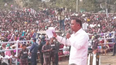 নির্বাচন নিয়ে কোনো ষড়যন্ত্র হলে দাঁতভাঙা জবাব দেওয়া হবে