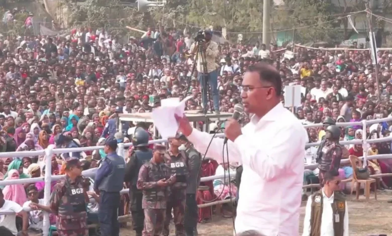 নির্বাচন নিয়ে কোনো ষড়যন্ত্র হলে দাঁতভাঙা জবাব দেওয়া হবে