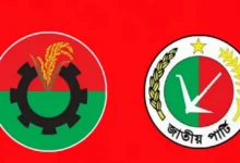 ঝালকাঠি-২ আসনে ধানের শীষকে সমর্থন দিল জাতীয় পার্টি