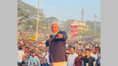 শাহজাহান চৌধুরীর শেষ জনসভায় জনসমুদ্র জীবনের শেষ দিন পর্যন্ত আপনাদের সেবক হতে চাই