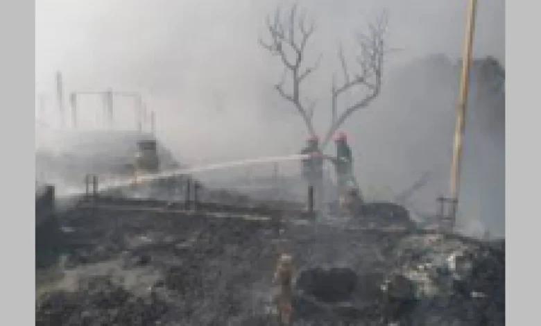 উখিয়ার বালুখালী রোহিঙ্গা ক্যাম্প-৯ এ ফের অগ্নিকাণ্ড, পুড়েছে বসতঘর