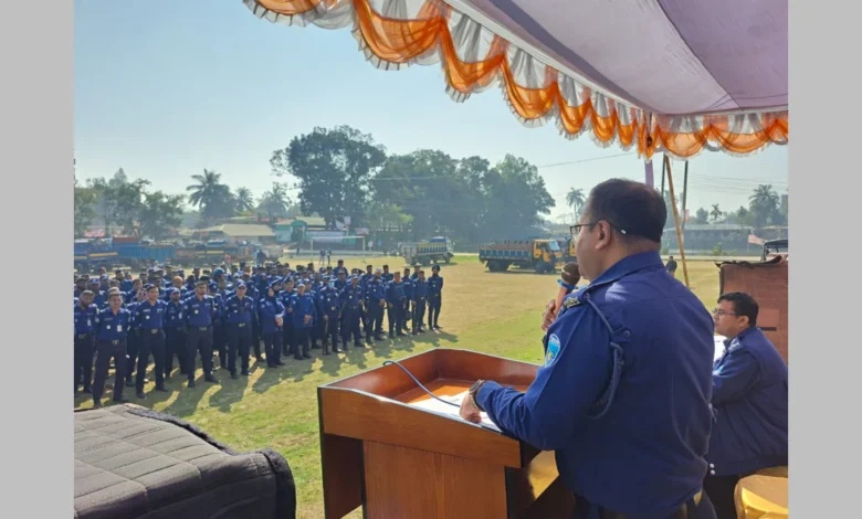 চকরিয়া থানায় নির্বাচনী ব্রিফিং প্যারেড অনুষ্ঠিত