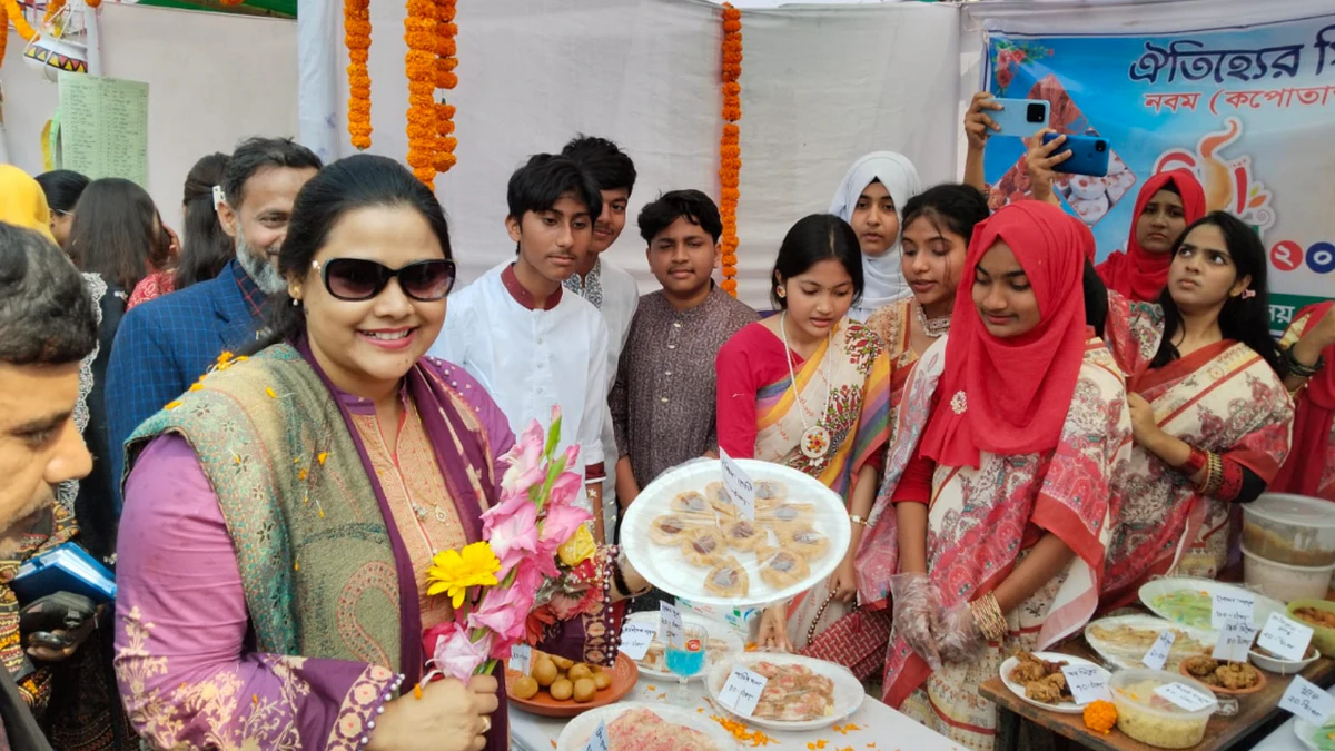 চাঁপাইনবাবঞ্জে কালেক্টর গ্রিন ভিউ উচ্চ বিদ্যালয়ে পিঠা উৎসব-২০২৬ অনুষ্ঠিত