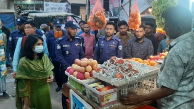 পানছড়িতে ভ্রাম্যমাণ আদালতের অভিযান: ভোক্তা অধিকার আইনে ৫ দোকানে জরিমানা