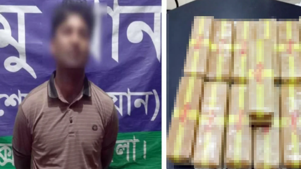 রামুতে  মিনি ট্রাক ধাওয়া করে কোটি টাকার ইয়াবাসহ যুবক গ্রেপ্তার