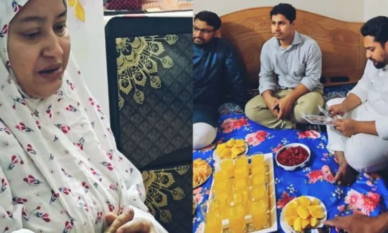 জুলাই শহীদ রাকিবের পরিবারের সঙ্গে নাহিদের ইফতার