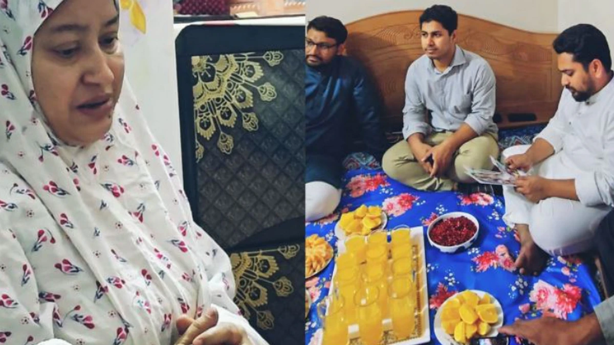 জুলাই শহীদ রাকিবের পরিবারের সঙ্গে নাহিদের ইফতার