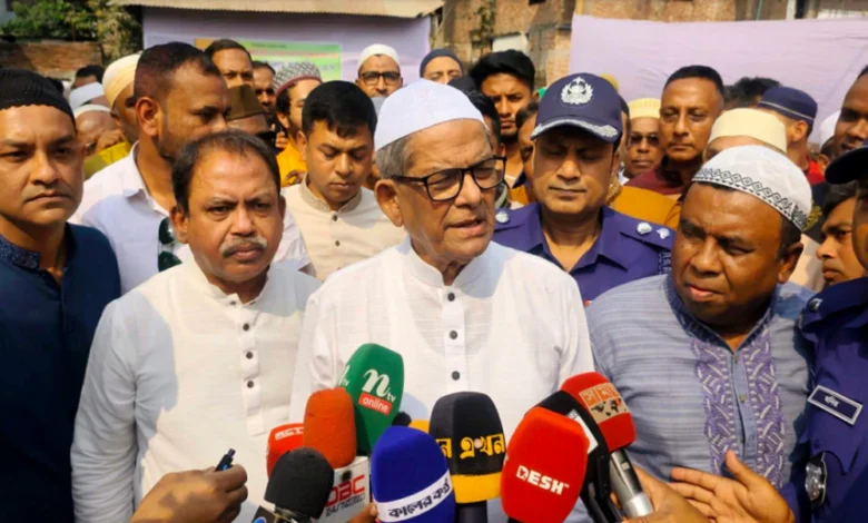 যথাসময়ে স্থানীয় সরকার নির্বাচন হবে: মির্জা ফখরুল