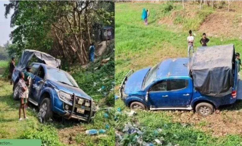 প্রতিমন্ত্রীর প্রটোকলে যাওয়ার পথে পুলিশভ্যান উল্টে আহত ৮