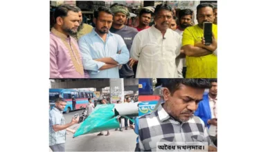 টঙ্গীতে বিএনপির নাম ভাঙিয়ে রাস্তার পাশে অবৈধ টিনসেড অফিস উচ্ছেদ