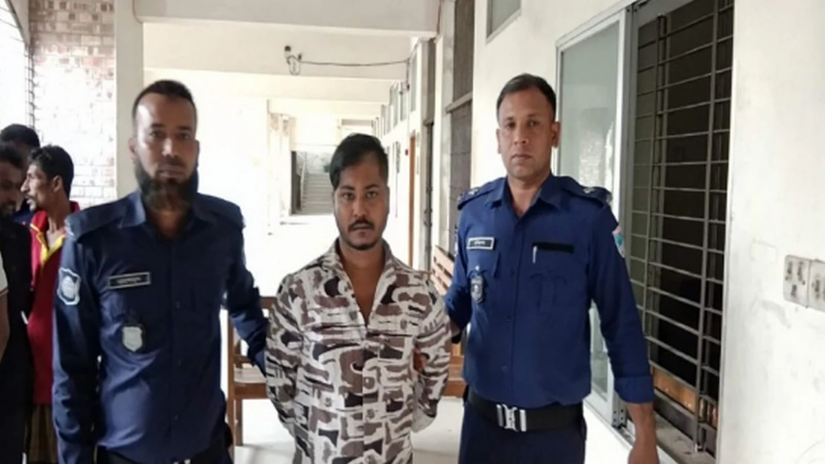 যশোরে কিশোর গ্যাং সদস্য তানভীর তান চাকুসহ আটক