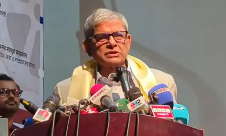 একটি রাজনৈতিক মহল নারীদে ঘরে আটকে রাখার চেষ্টা করে, যা দুঃখজনক: মির্জা ফখরুল
