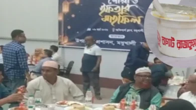 সকালে জরিমানা, বিকেলে সেই দোকানের দই উপজেলা প্রশাসনের ইফতারে