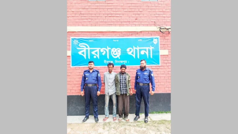 বীরগঞ্জে মাদক সেবনের দায়ে দু’জনের কারাদণ্ড