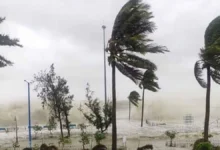 ৬০ কিলোমিটার বেগে ৪ অঞ্চলে ঝড়ের আভাস