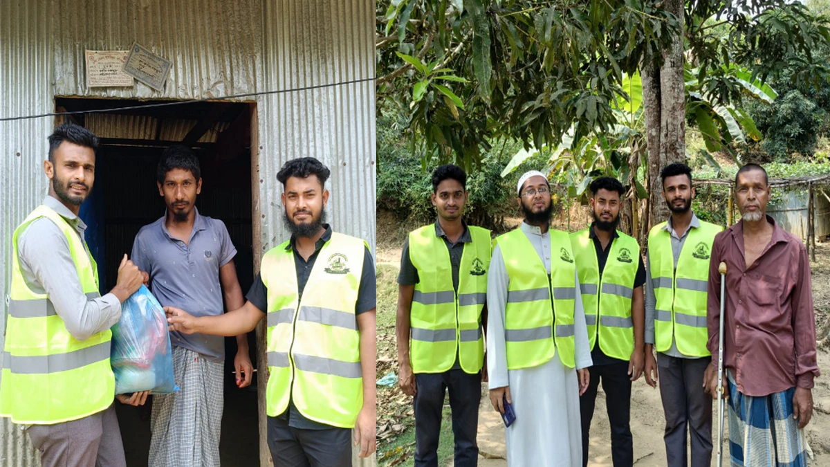 ঈদকে সামনে রেখে দীঘিনালায় মধ্য বোয়ালখালী মানবিক যুব সমাজের উপহার বিতরণ