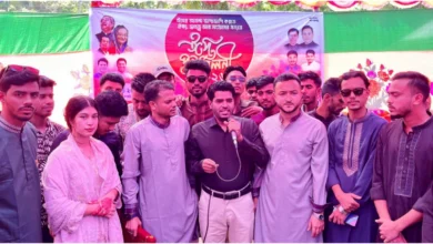 প্যান্ডেল সাজিয়ে নিষিদ্ধ ছাত্রলীগের ঈদ পুনর্মিলনী অনুষ্ঠান
