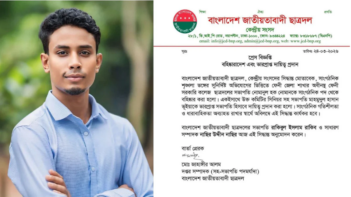 চাঁদা না দিলে গাড়ি চলাচলে বাধার হুমকি, বহিষ্কার ছাত্রদল নেতা