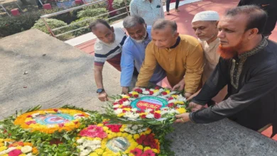 মহান স্বাধীনতা ও জাতীয় দিবসে জেলা জাসদের শ্রদ্ধা নিবেদন