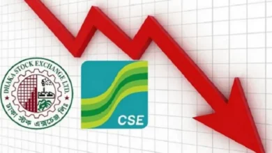 একদিনের উত্থানের পর আবারও ধস শেয়ারবাজারে